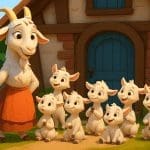 Вук и седам јарића, Браћа Грим